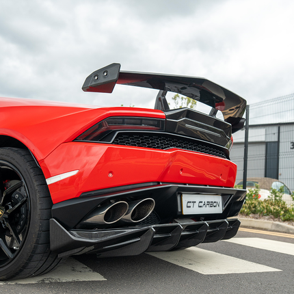 CT Carbon Huracan carbon fibre spoiler wing render