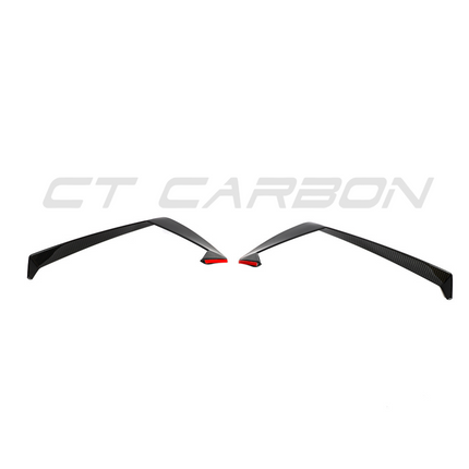 Lamborghini Huracan LP-610 carbon fibre front bumper trim product shot