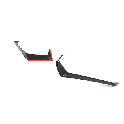 Lamborghini Huracan LP-610 carbon fibre front bumper trim, CT Design, front view