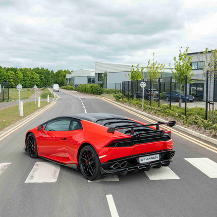 Lamborghini Huracan carbon fibre weave close up