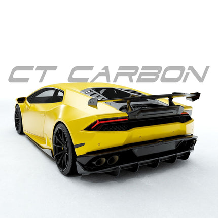 LAMBORGHINI HURACAN LP-610 CARBON FIBRE SIDE SKIRTS - CT DESIGN (CT5015)