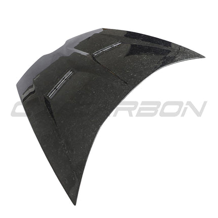 Lamborghini Huracan carbon fibre hood on car