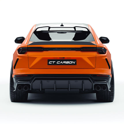 Lamborghini Urus carbon fibre boot spoiler lip