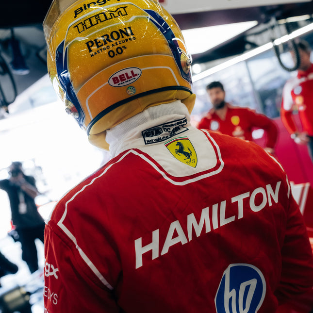 Ferrari Lewis Hamilton Silverstone 2026 Special Edition Helmet, 1:1 Scale (LO0R2658EXT0001f170), image 3