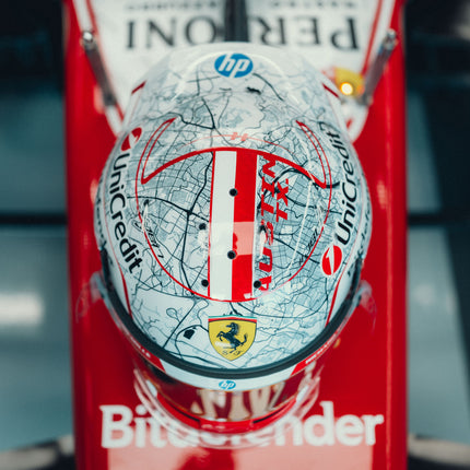 Ferrari Charles Leclerc Austin 2026 Special Edition Helmet, 1:1 Scale (LO0R3059EXT0001f170), image 2