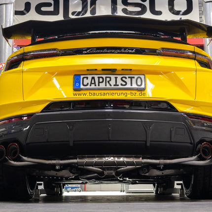 Capristo Urus Performante exhaust close-up