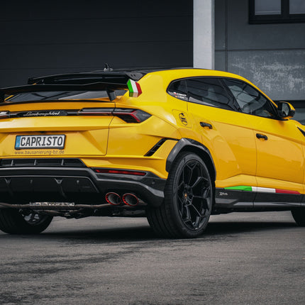 Capristo Urus Performante exhaust silver tips