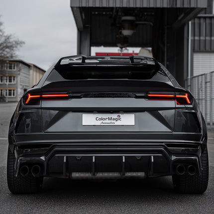 Lamborghini Urus Carbon Fibre Diffuser CT Design fitted
