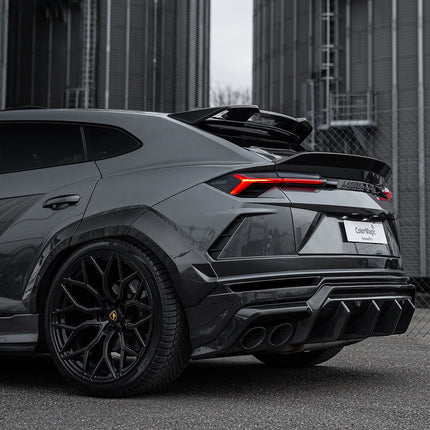 Lamborghini Urus carbon roof spoiler side view