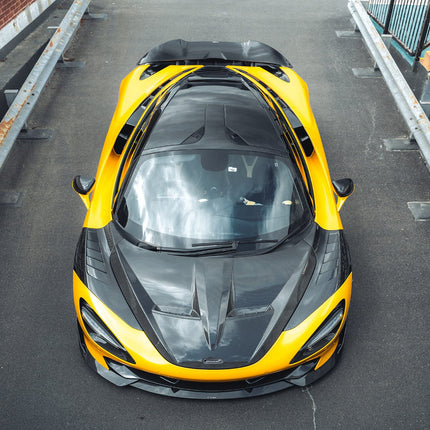 McLaren 720S Carbon Fibre CT Design Hood angle 2