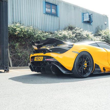McLaren 720S 750S Carbon Fibre Diffuser CT Design close up