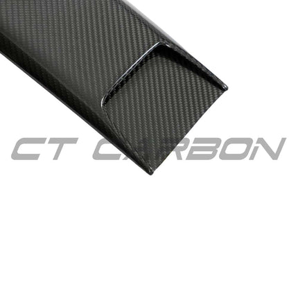 McLaren 720S carbon fibre roof scoop CT Design mounted view