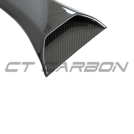 McLaren 720S carbon fibre roof scoop CT Design profile view