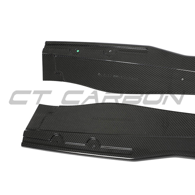McLaren 720S Carbon Fibre Side Skirts CT Design angle 5