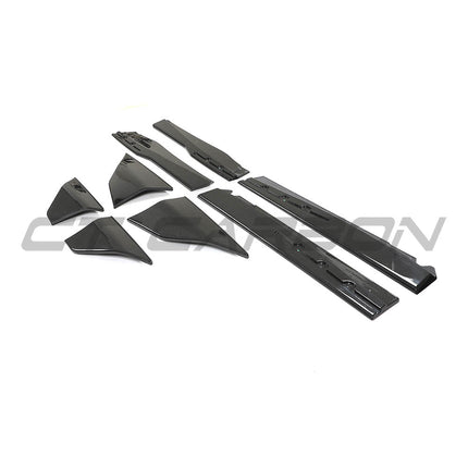 McLaren 720S Carbon Fibre Side Skirts CT Design angle 8