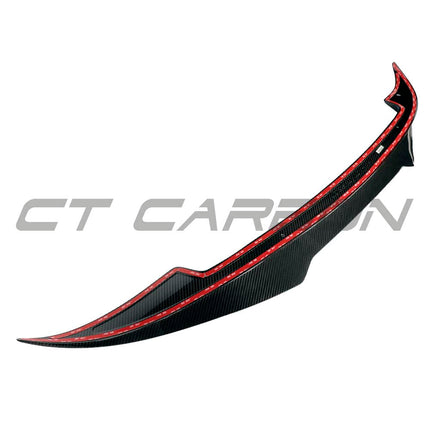 McLaren Artura carbon fibre spoiler close up 8
