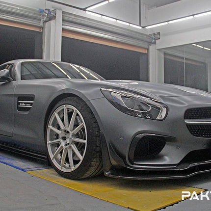 Paktechz Carbon Fiber Front Lip Ver.1 for Mercedes-AMG GT / GT S C190 2015-2017, image 19