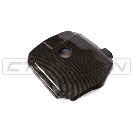 MINI Cooper S F56 Carbon Fibre Engine Cover angle