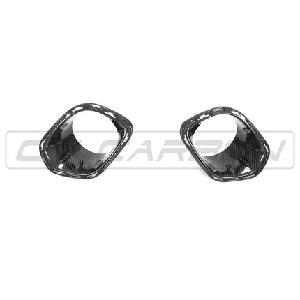 MINI Cooper S JCW F56 Carbon Fibre Fog Light Covers - CT Carbon CT523