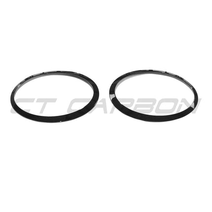 MINI Cooper S JCW F56 Gloss Front Black Light Surround Pack CT3002 fitted