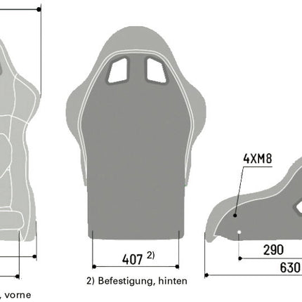 Sparco Pro 2000 QRT Racing Seat, Martini Racing 2206MRDB, view 2
