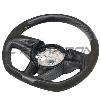 McLaren 720S Carbon Fibre Alcantara Custom Steering Wheel front view