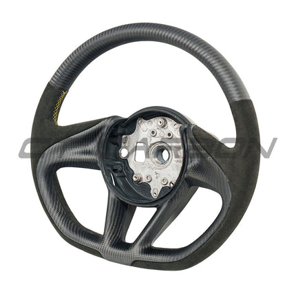 McLaren 720S Carbon Fibre Alcantara Custom Steering Wheel side view
