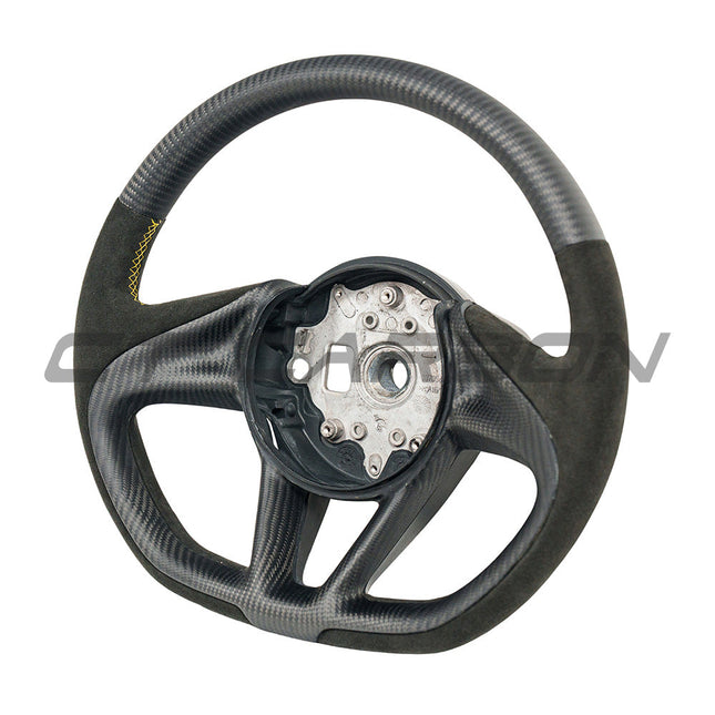 McLaren 720S Carbon Fibre Alcantara Custom Steering Wheel side view