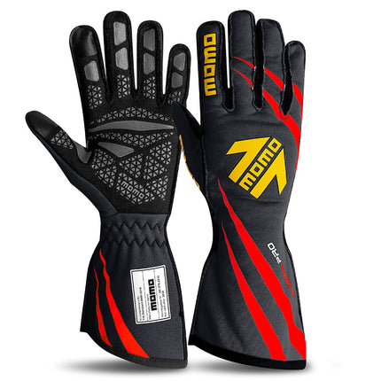 MOMO Corsa Pro Racing Gloves, Blue/Fluo Red