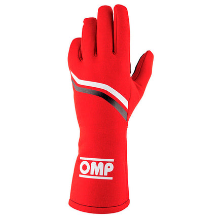 OMP Dijon Vintage Racing Gloves Red