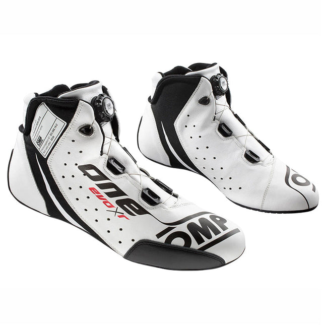OMP One EVO X R Racing Shoe White FIA 8856-2018