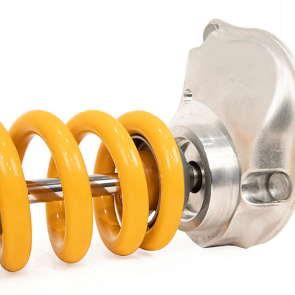 Ohlins TTX suspension top mount detail for Porsche 992 GT3