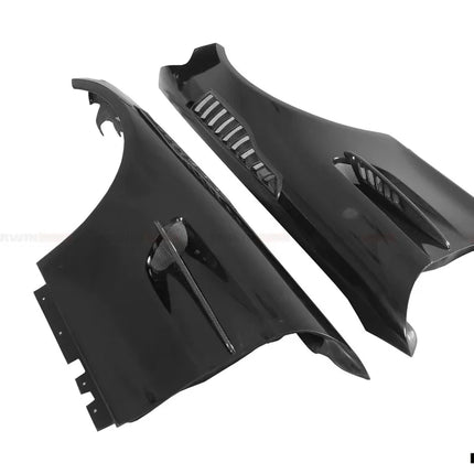 DarwinPro BK Style Partial Carbon Fiber Front Fenders for Mercedes-AMG GT / GT S / GT C / GT R 2015-2021, image 4