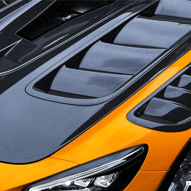 DarwinPro IMPII Performance Carbon Fiber Hood for Mercedes-AMG GT / GT S / GT C / GT R 2015-2021, image 8