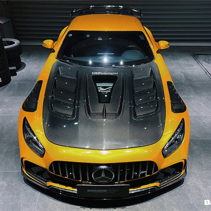 DarwinPro IMPII Performance Carbon Fiber Hood for Mercedes-AMG GT / GT S / GT C / GT R 2015-2021, image 9