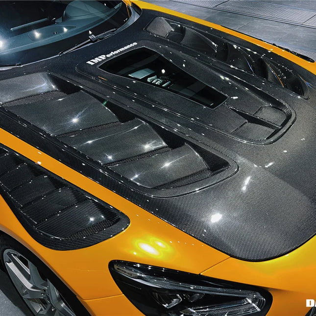 DarwinPro IMPII Performance Carbon Fiber Hood for Mercedes-AMG GT / GT S / GT C / GT R 2015-2021, image 12