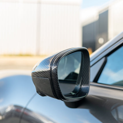 Porsche 911 992 Carbon Fibre Mirror fitted