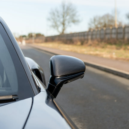 Porsche 911 992 Carbon Fibre Mirror angle view