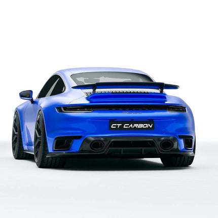 Porsche 911 992 Turbo S Carbon Fibre Diffuser CT Design