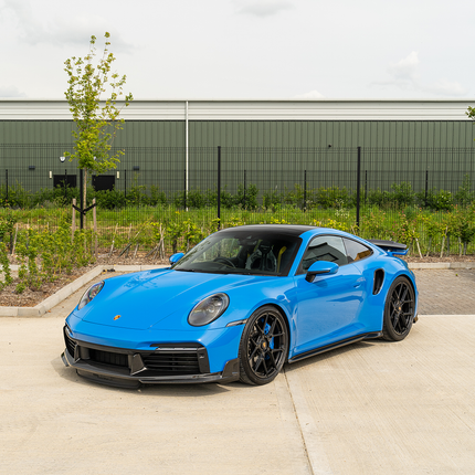 Porsche 911 992 Turbo S Carbon Fibre Kit CT Design fitted