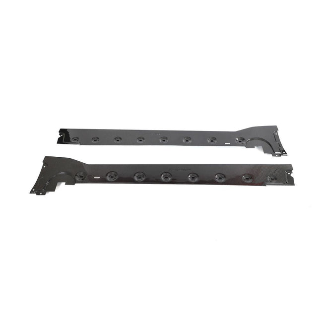 Porsche 911 992 Turbo S Carbon Fibre Side Skirts CT Design
