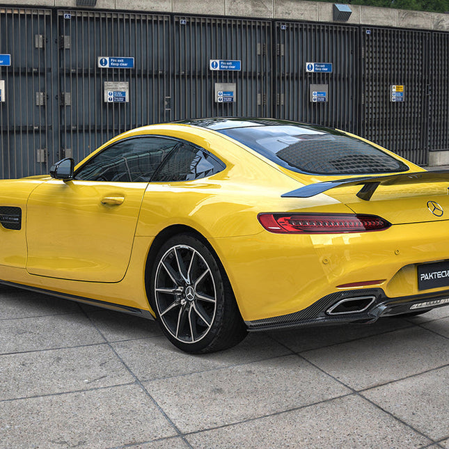 Paktechz Carbon Fiber Rear Diffuser Ver.2 for Mercedes-AMG GT / GT S C190 2015-2017, image 4