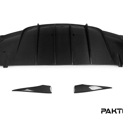 Paktechz Carbon Fiber Rear Diffuser Ver.1 for Mercedes-AMG GT / GT S C190 2015-2021, image 9