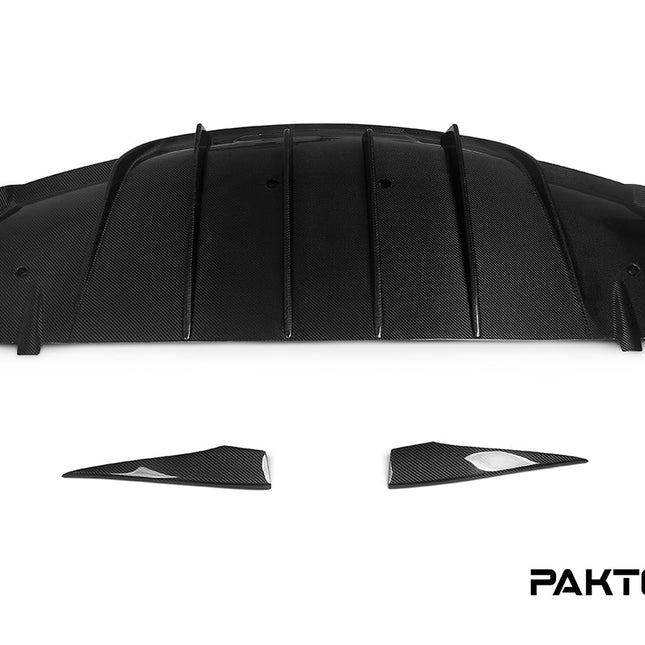 Paktechz Carbon Fiber Rear Diffuser Ver.1 for Mercedes-AMG GT / GT S C190 2015-2021, image 9