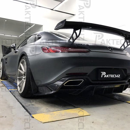 Paktechz Carbon Fiber Rear Spoiler Wing Ver.1 for Mercedes-AMG GT / GT S / GT C C190, image 11