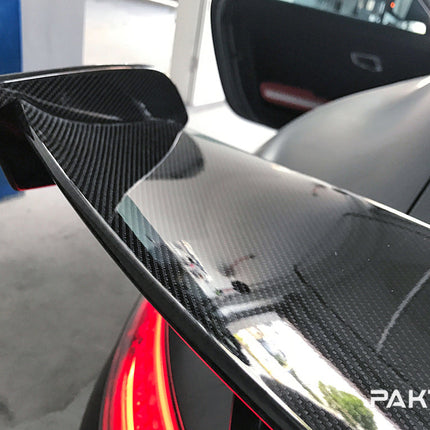 Paktechz Carbon Fiber Rear Spoiler Wing Ver.1 for Mercedes-AMG GT / GT S / GT C C190, image 13