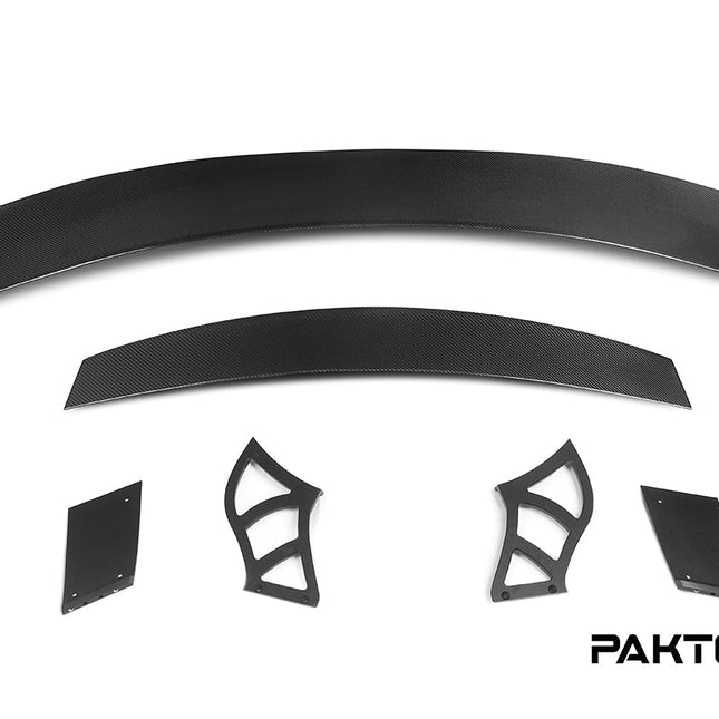 Paktechz Carbon Fiber Rear Spoiler Wing Ver.1 for Mercedes-AMG GT / GT S / GT C C190, image 2