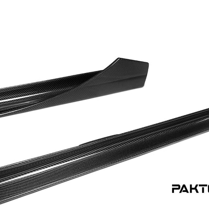Paktechz Carbon Fiber Side Skirts Ver.1 for Mercedes-AMG GT / GT S C190 2015-2021, image 10