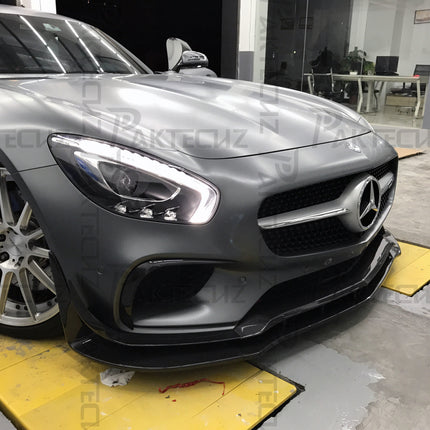 Paktechz Carbon Fiber Upper Valences Ver.1 for Mercedes-AMG GT / GT S C190 2015-2017, image 7