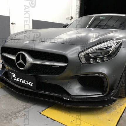 Paktechz Carbon Fiber Upper Valences Ver.1 for Mercedes-AMG GT / GT S C190 2015-2017, image 8